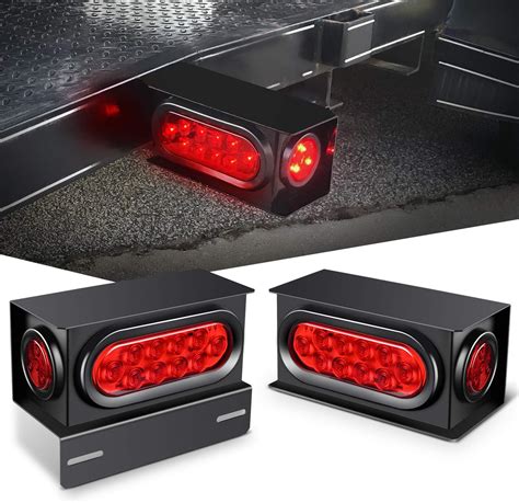 2 hole steel brake and reverse light housing box|LIGHT BOX, REAR, 2.